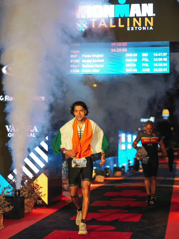 Paras Singhal - Full Ironman Tallinn Estonia Finisher