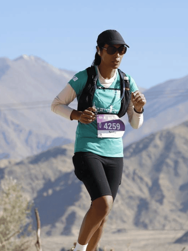 Smita Sahai - High Altitude Ladakh Marathon Finisher