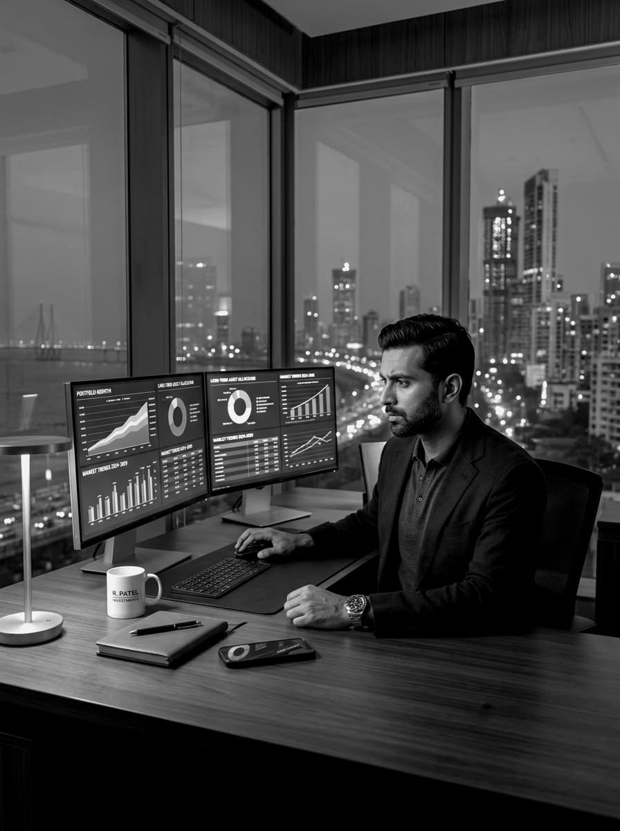 Hardworking Executive in Office - Aureva Mutual Funds